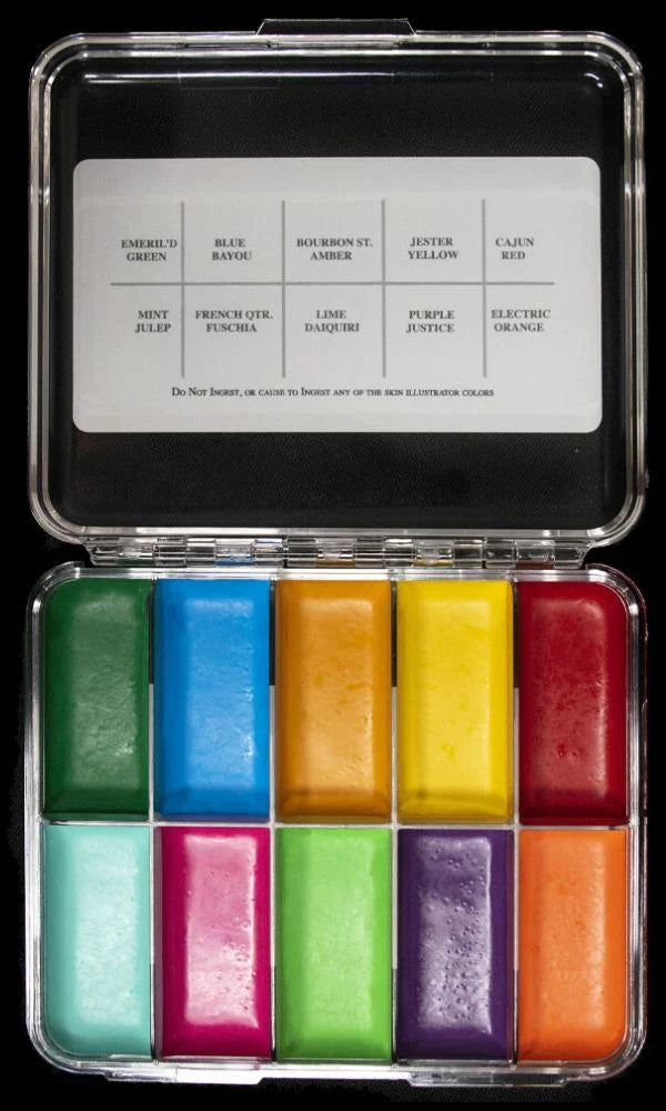 Skin Illustrator On Set Mardi Gras Palette