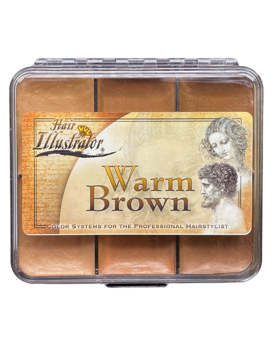 Skin Illustrator On Set Warm Brown Hair Palette