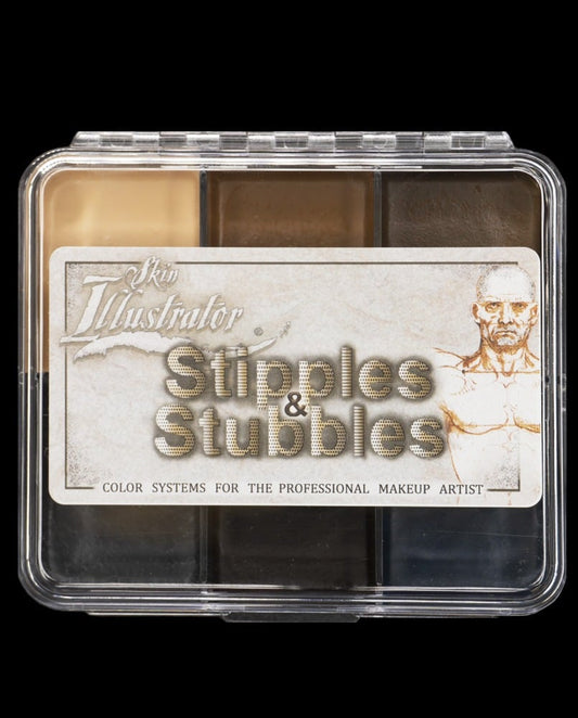 Skin Illustrator On Set Stipples & Stubbles Palette