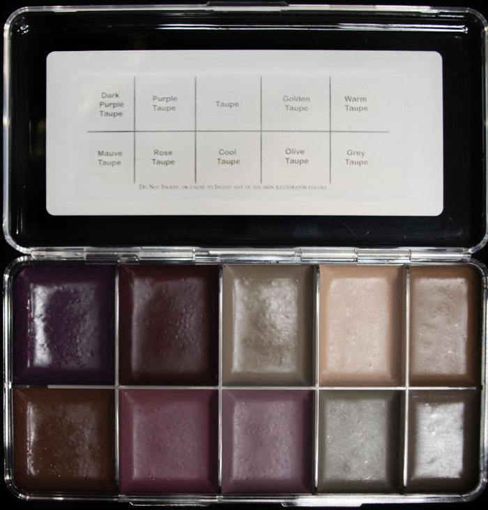 Skin Illustrator Character Contours Palette - The Makeup Armoury 