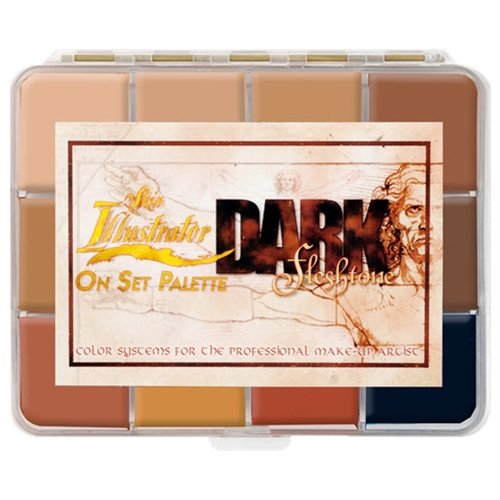 Skin Illustrator On Set Dark Fleshtone Palette